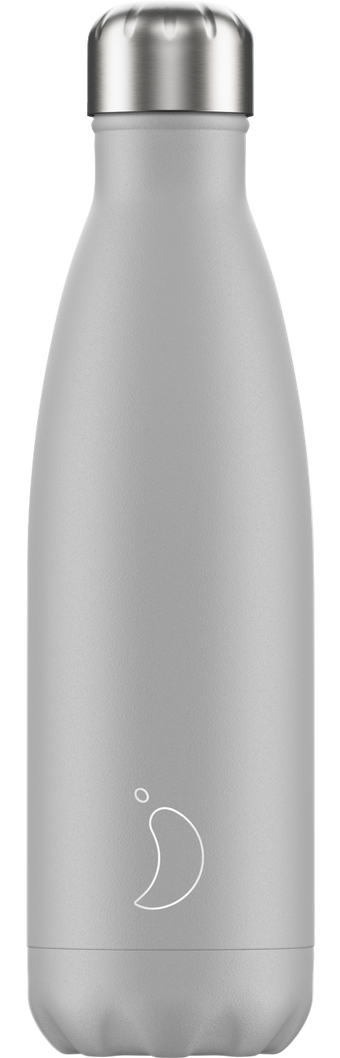 CHILLYS Botella Acero Inoxidable Gris Light: 500 ml