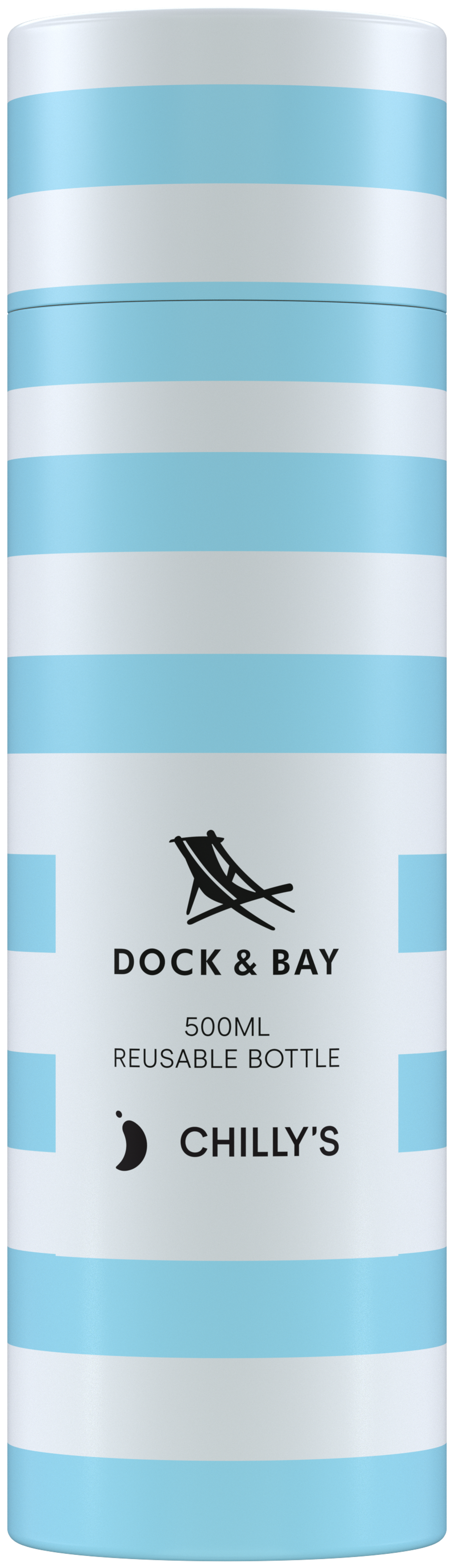 Botella Chilly Dock and Bay AZUL PASTEL: 500 ml