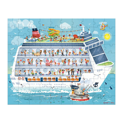 2 Puzzles Barco Crucero: 100 y 200 piezas