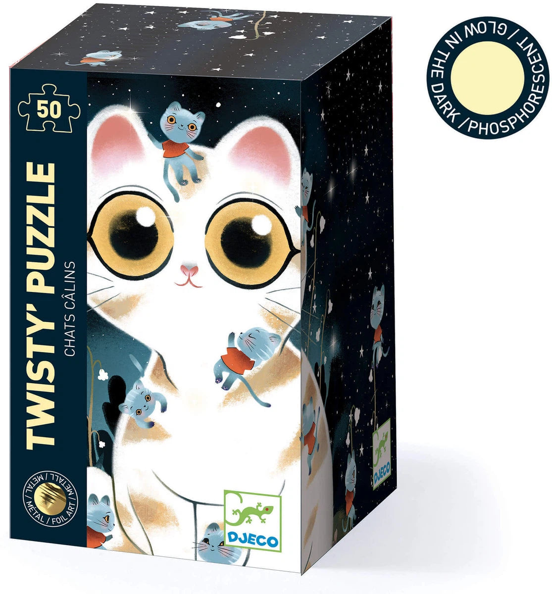 Wizzy Puzzle: Tierno gatito - 50 pcs