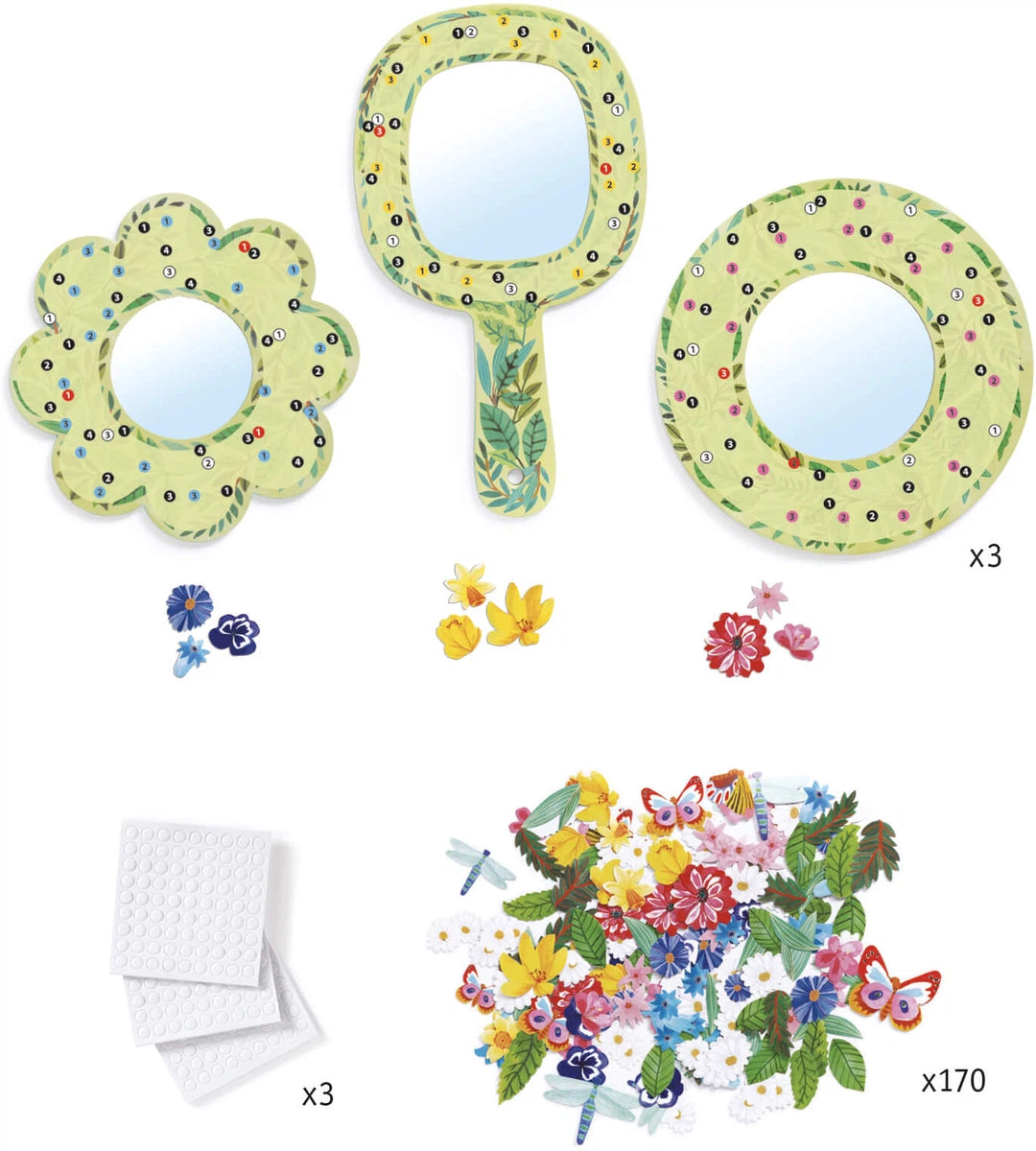 Djeco - DIY Espejos para decorar Dulzura floral