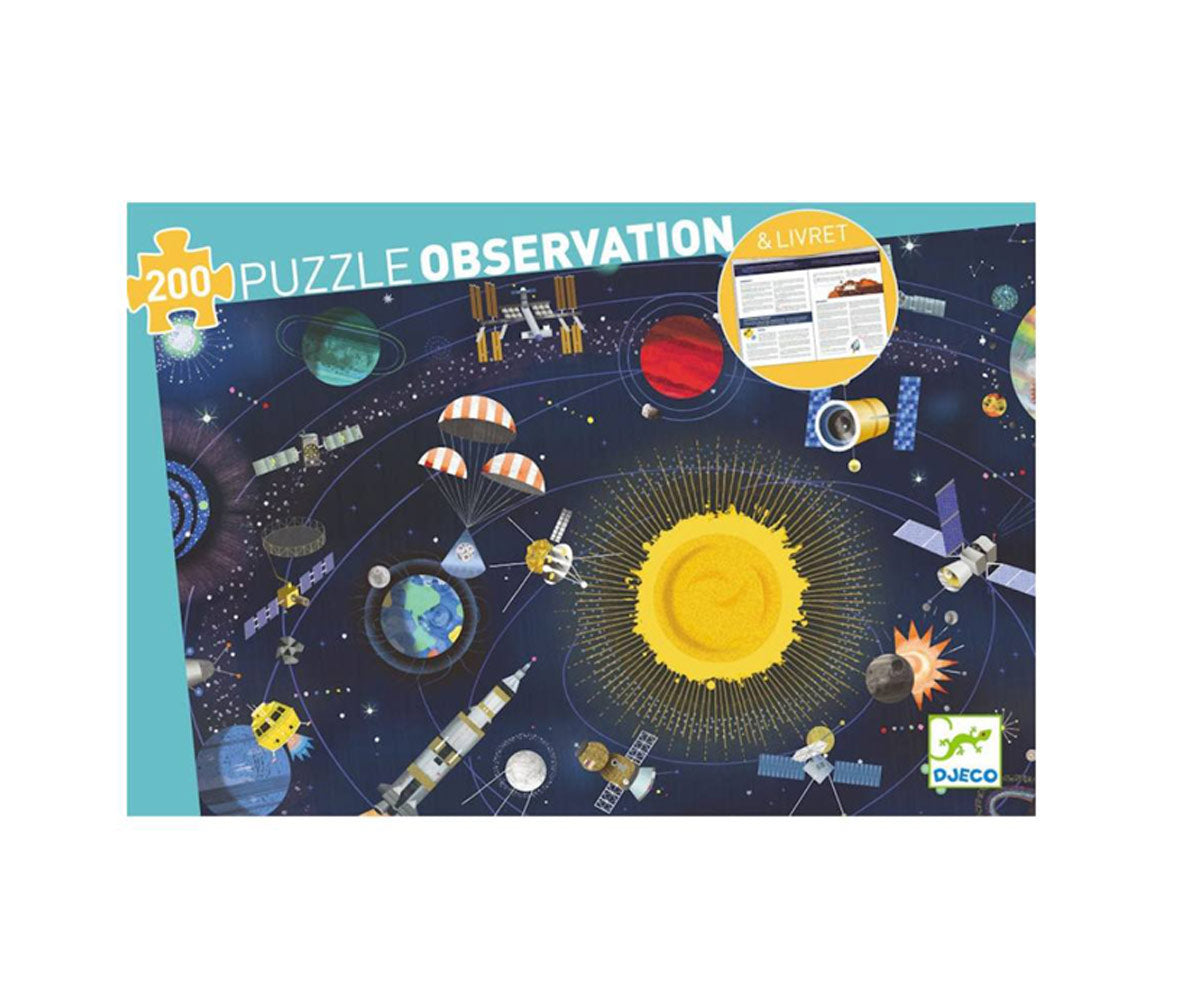 Puzzle Observación: Espacio - 200 pzs. - Djeco