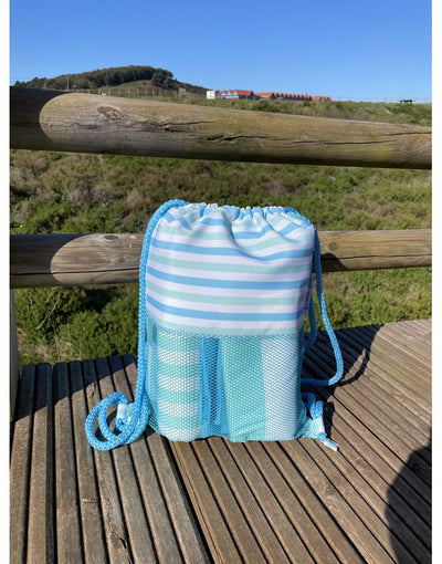 Mochila Saco Antiarena Btbox: Summer Azul