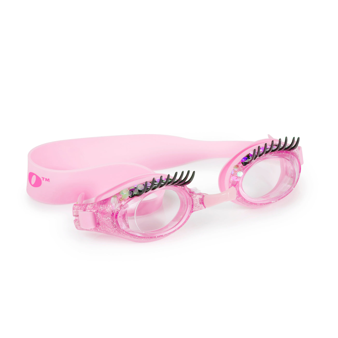 Gafas de Natación Pestañas Glam Pink