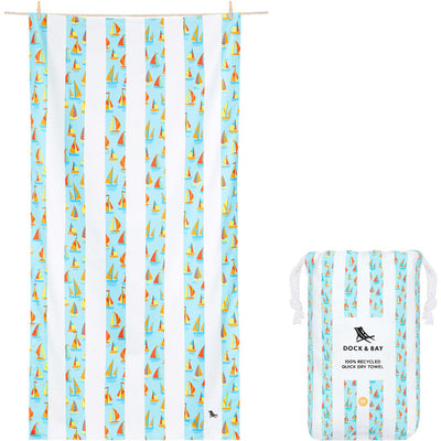 Toalla Kids Boats L - Dock & Bay