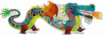 Puzzle gigante: El Dragón León - 58 pcs