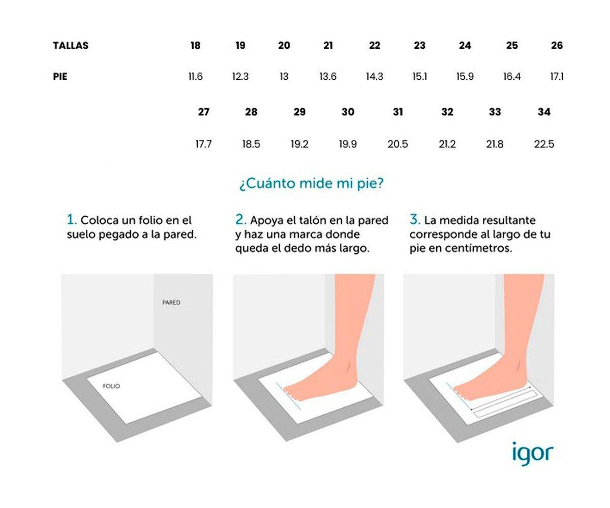 Cangrejeras Infantil Velcro Clásica Salmón - Igor&Tutete