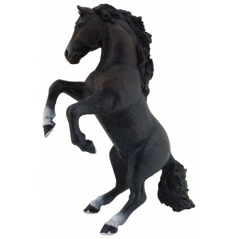 Figura Papo: Caballo alzado negro