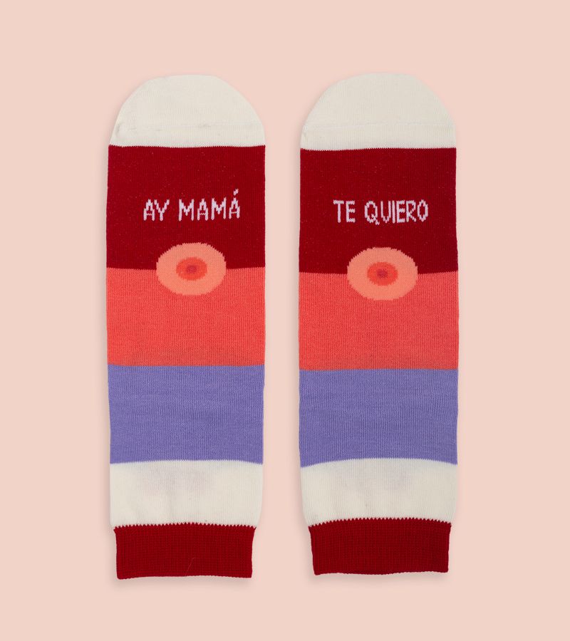 Calcetines "Ay mamá, te quiero"  - UO