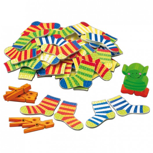Haba - El monstruo de los calcetines - Juego de habilidad