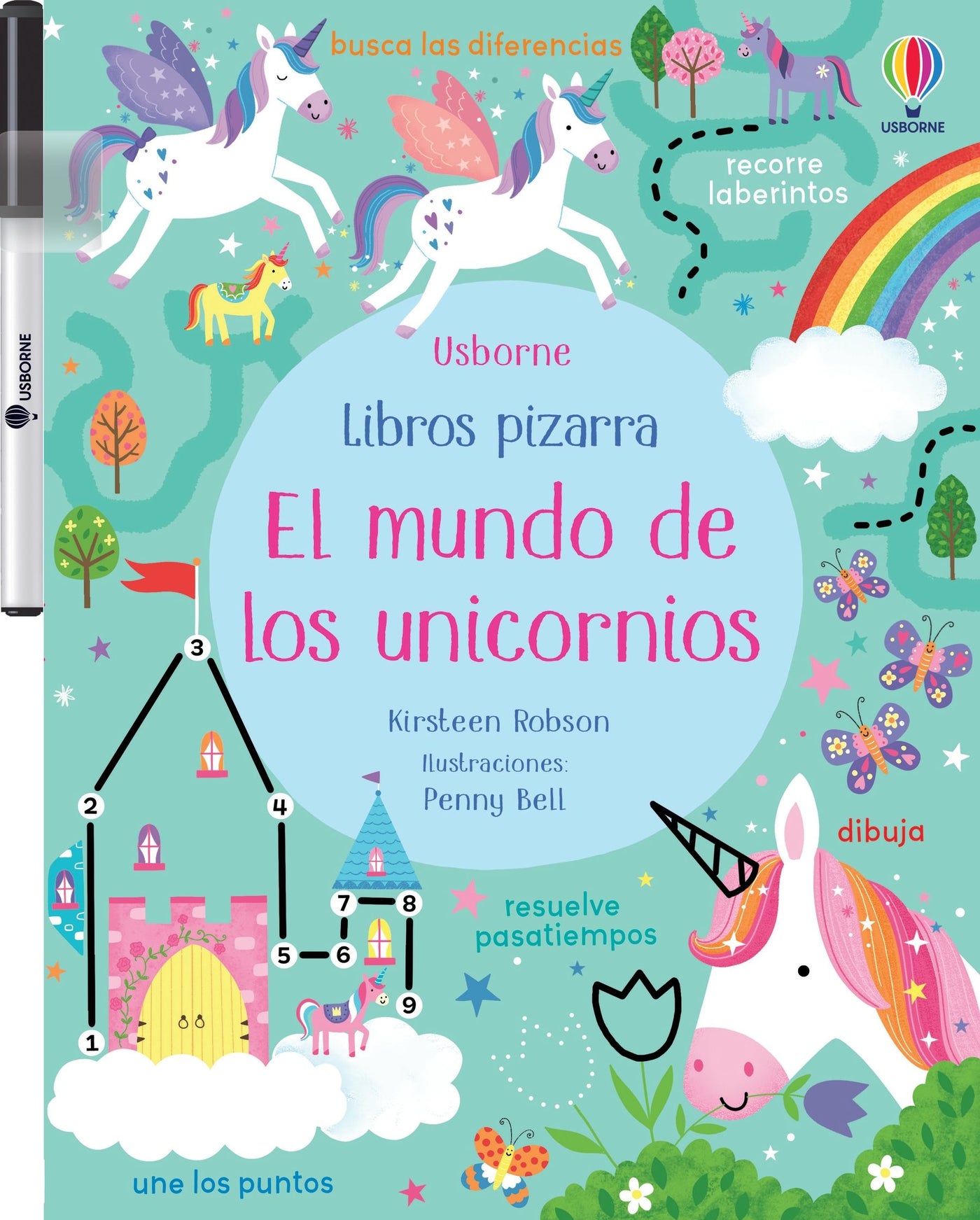 El mundo de los unicornios- Libro pizarra