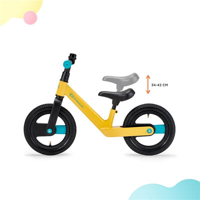 Kinderkraft Goswift- Bicicleta de equilibrio sin pedales - Amarilla