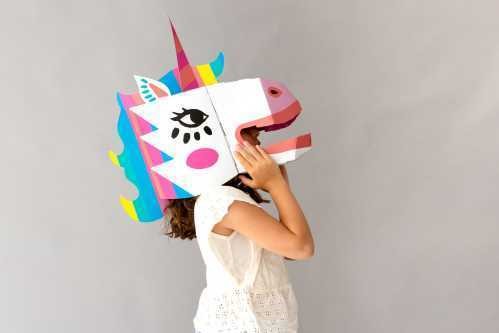 Máscara 3D Unicornio - OMY