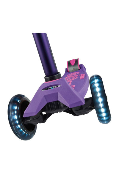 Patinete Maxi Deluxe Lila Led