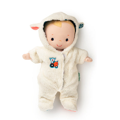 Ropa para muñecas: Pelele de ovejas (36 cm)