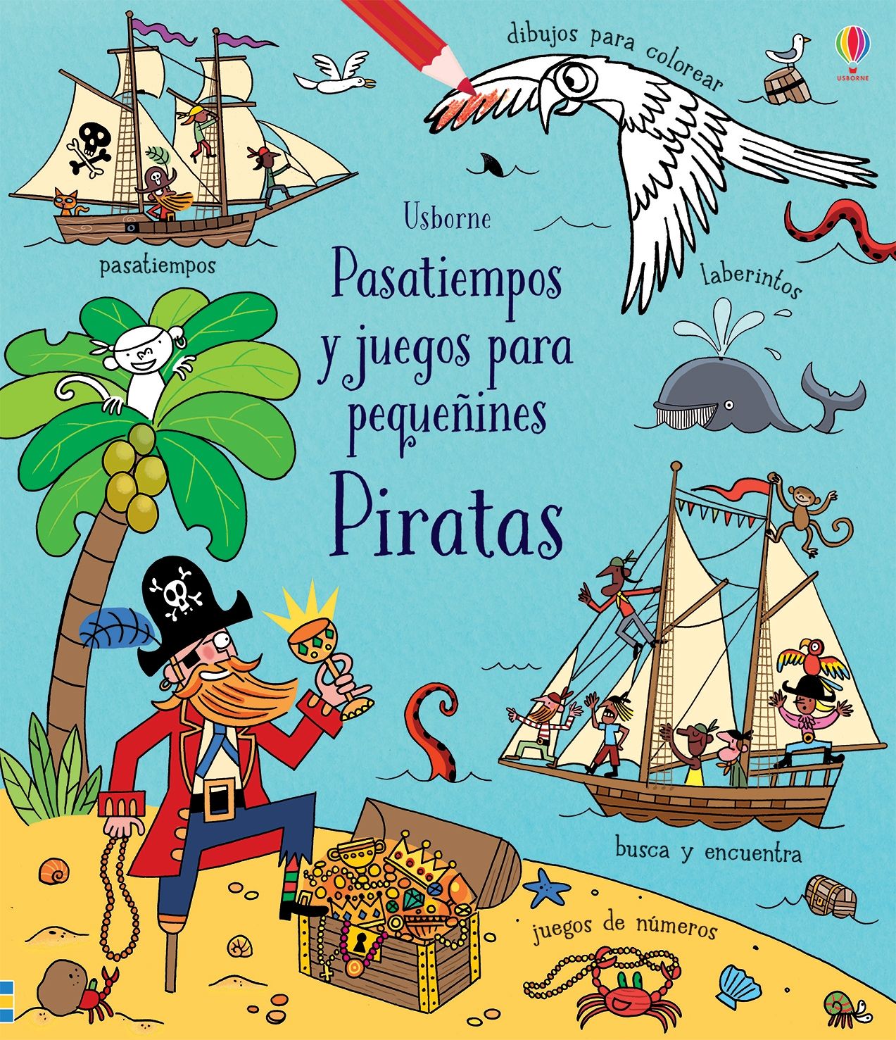 Pasatiempos y juegos para pequeñines - Piratas