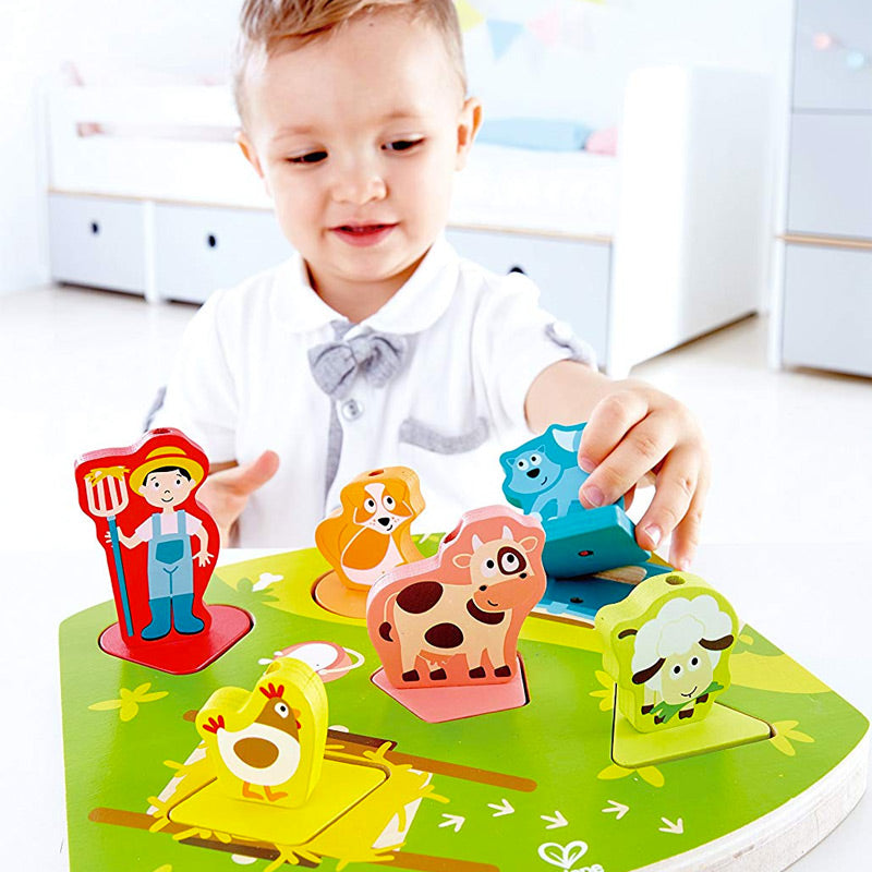 Puzzle Encajable Sonidos Granja – Serendipia Toys