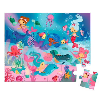 Puzzle Sirenas: 24 piezas - Janod