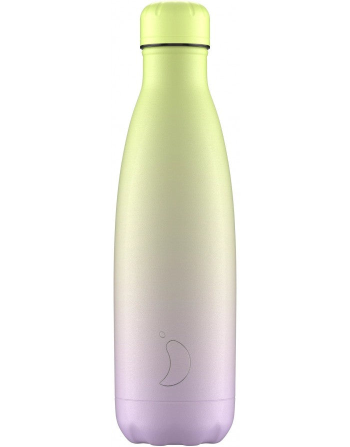 Botella Chilly GRADIENT LIME LILAC: 500 ml