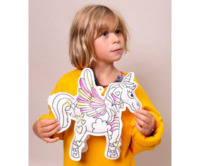 Juego unicornios para inflar y colorear - OMY