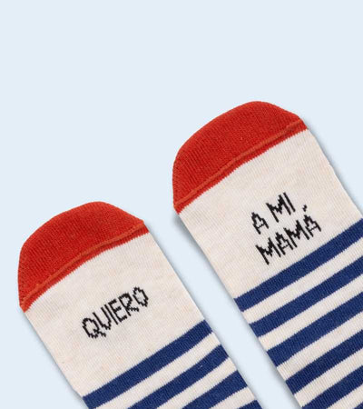 Mini Calcetines "Quiero a mi mamá (marinero)" - UO
