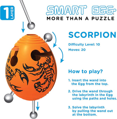 Puzzle en 3D - Scorpion - Smart Egg