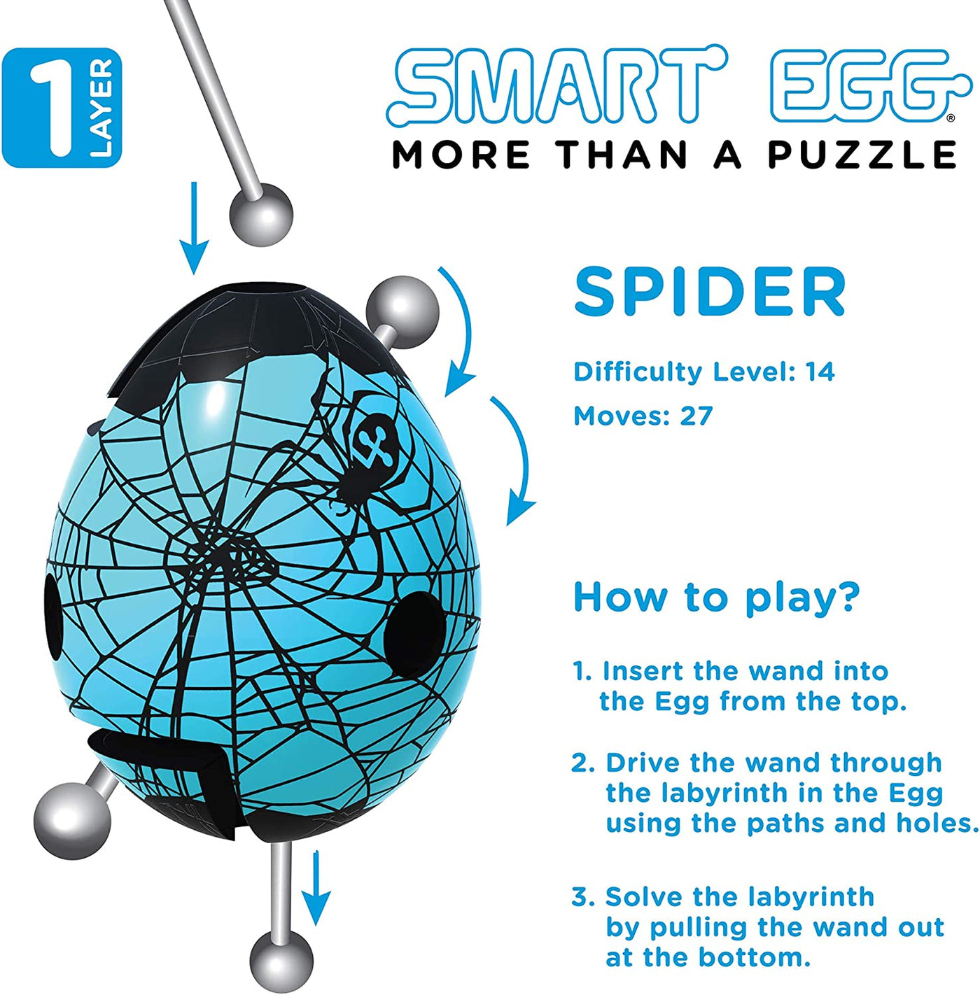 Puzzle en 3D - Spider - Smart Egg