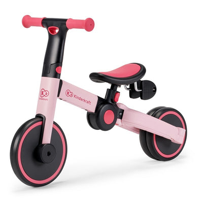 Kinderkraft 4Trike- Triciclo 3 en 1 - Rosa