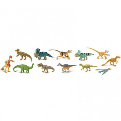 Tubo 12 piezas Dinosaurios - Safari